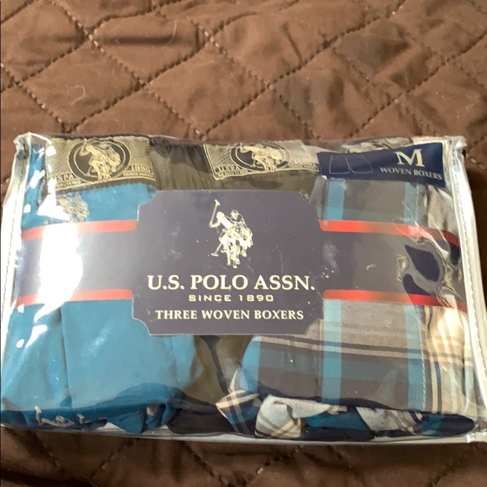 U.S Polo Assn. three woven boxers